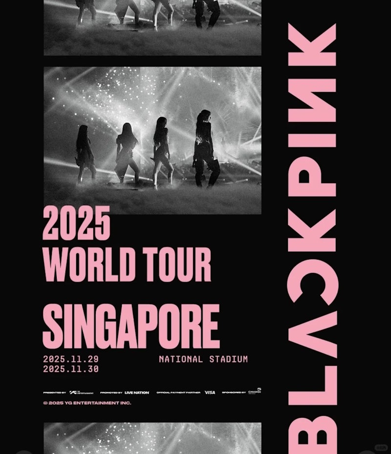 BLACKPINK粉墨新加坡演唱会